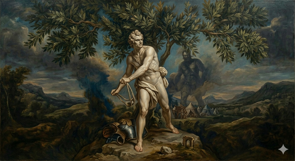 Bernini inspired classical painting