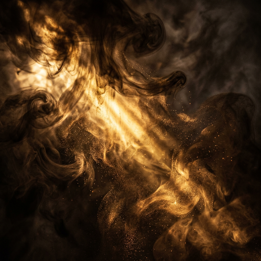 Fatigue treatment hero visual with warm golden light emerging through shadow