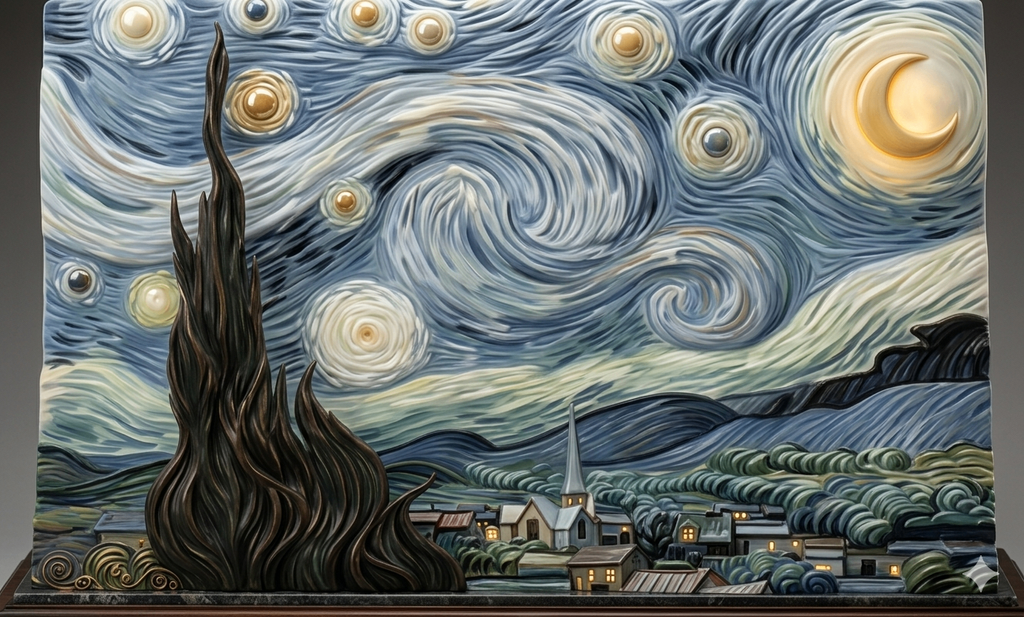 Van Gogh inspired starry night