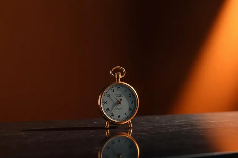Gold timepiece on dark stone, representing lasting longer and managing premature ejaculation