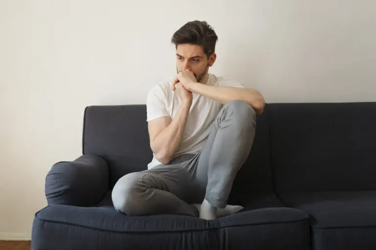 Man waiting for STI and STD testing in Singapore