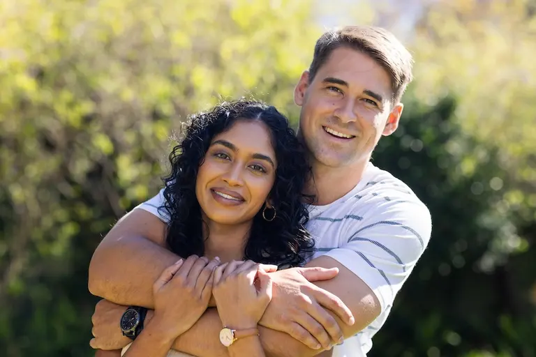 Couple attending a premarital health screening consultation in Singapore